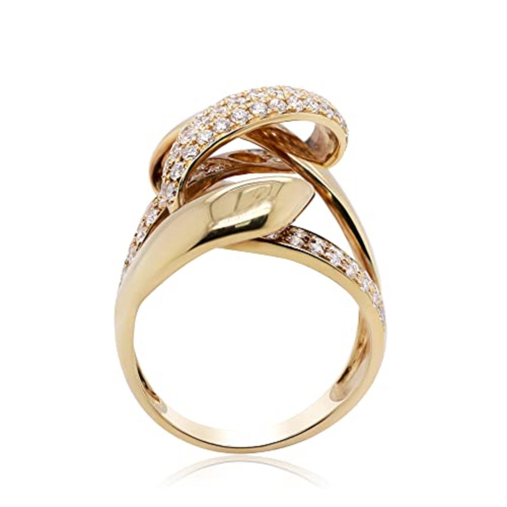 Gin & Grace 18K Yellow Gold Natural Diamond Ring for women In New Condition For Sale In New York, NY