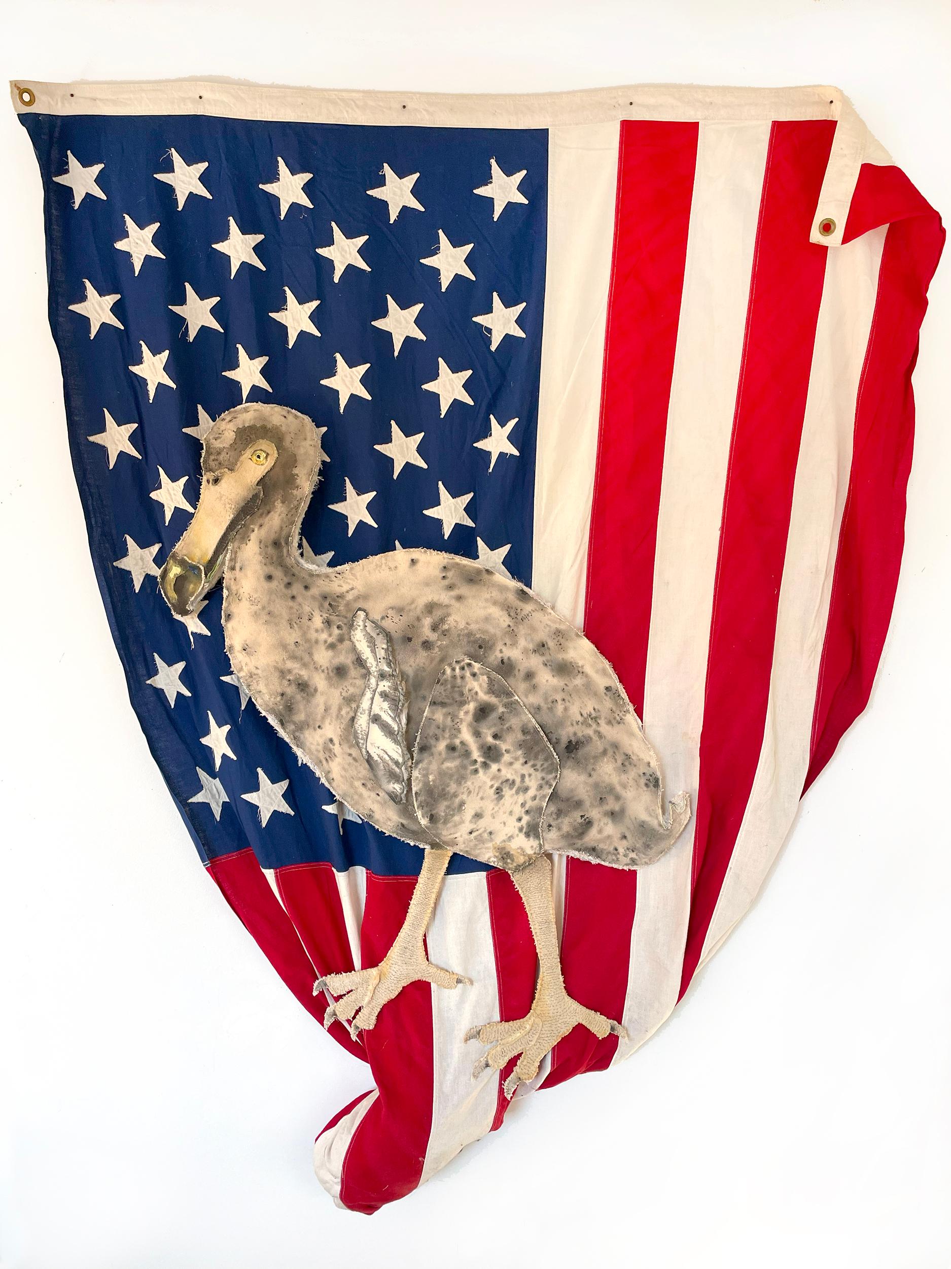 Dalla serie Extinction(s): "The Dodo". - Mixed Media Art di Gin Stone