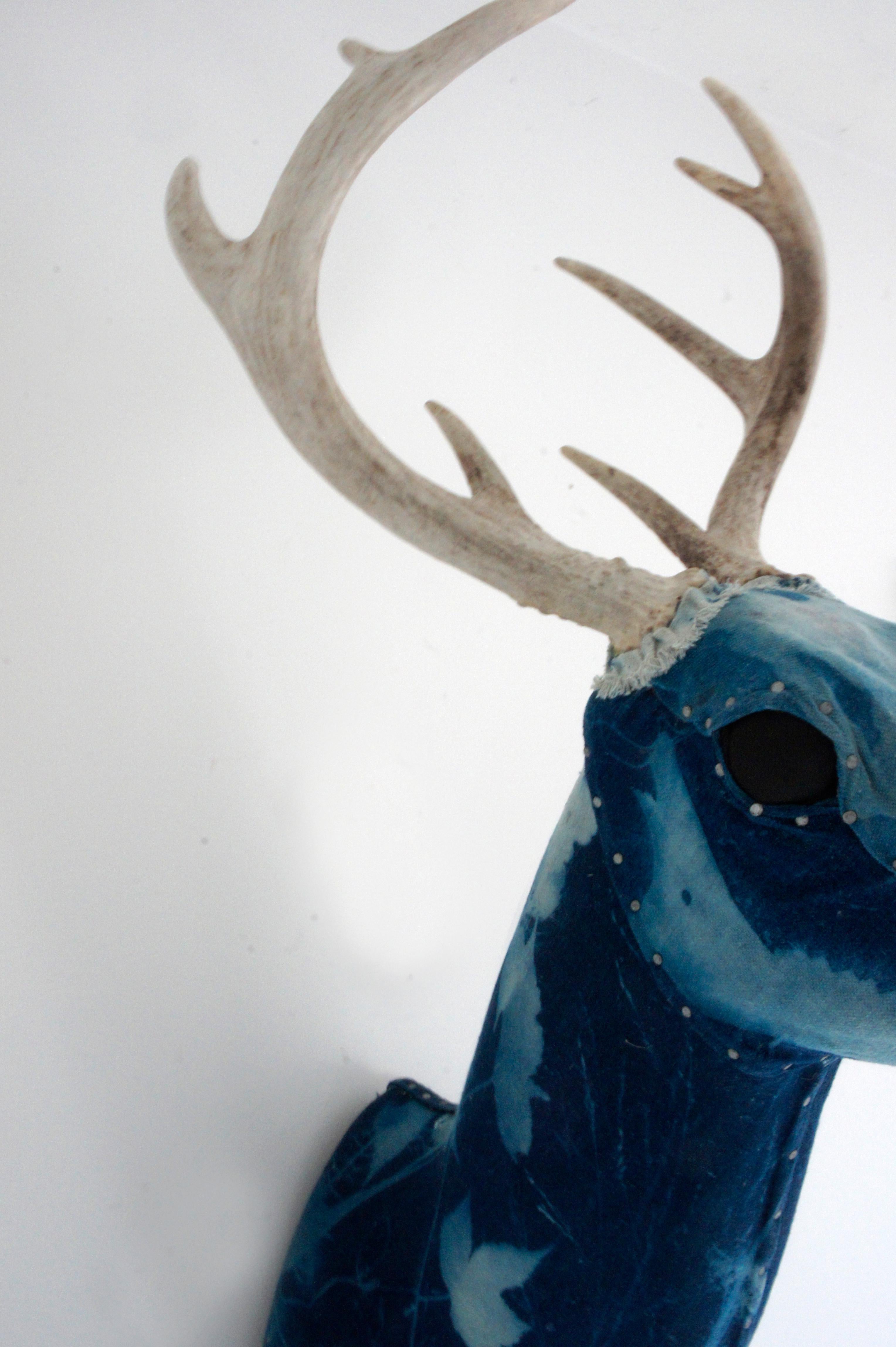Large Stag Head Sculpture: 'A Remembrance' For Sale 7