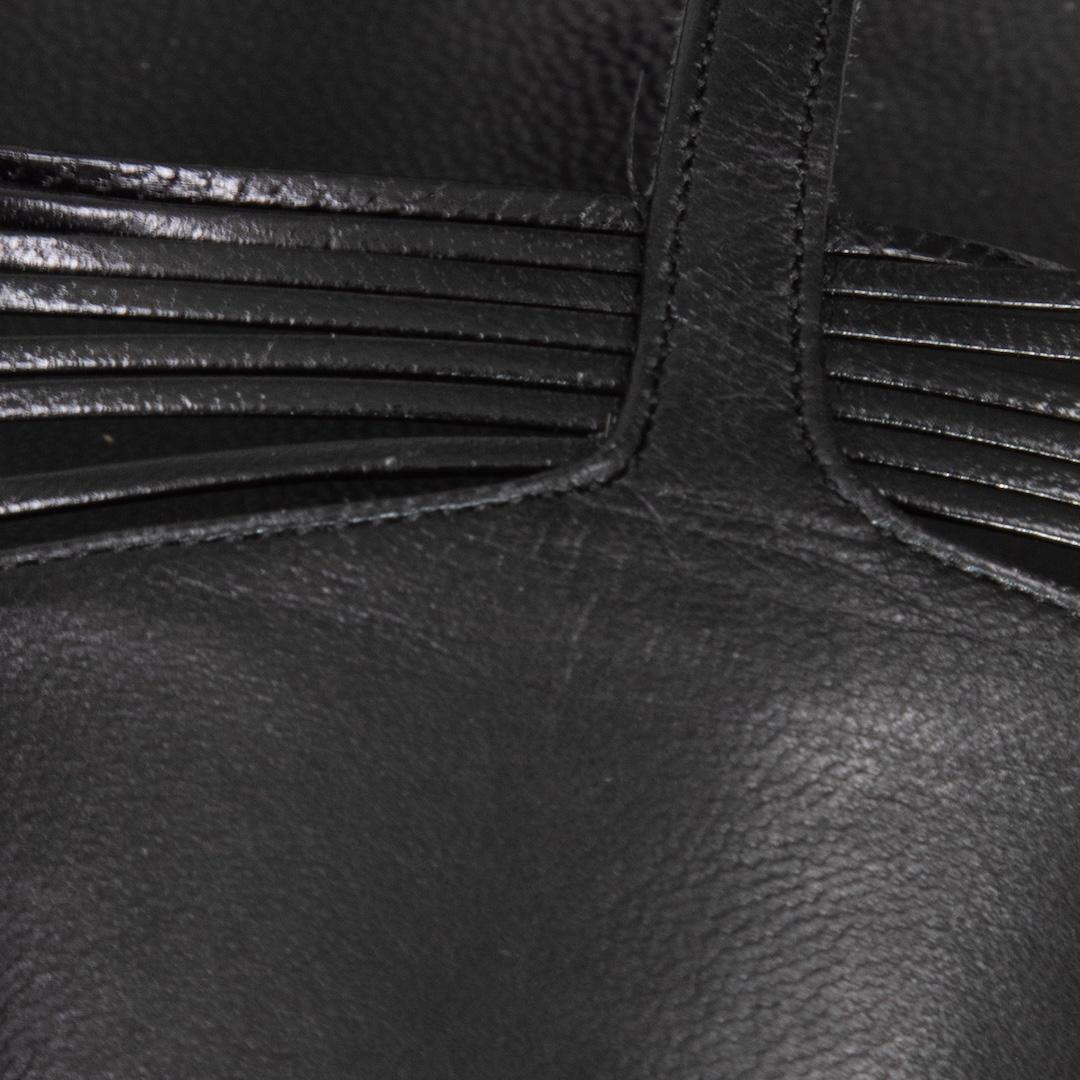 Gina Chaussures à talons pointus en cuir noir Taille UK 5.5 Pour femmes en vente