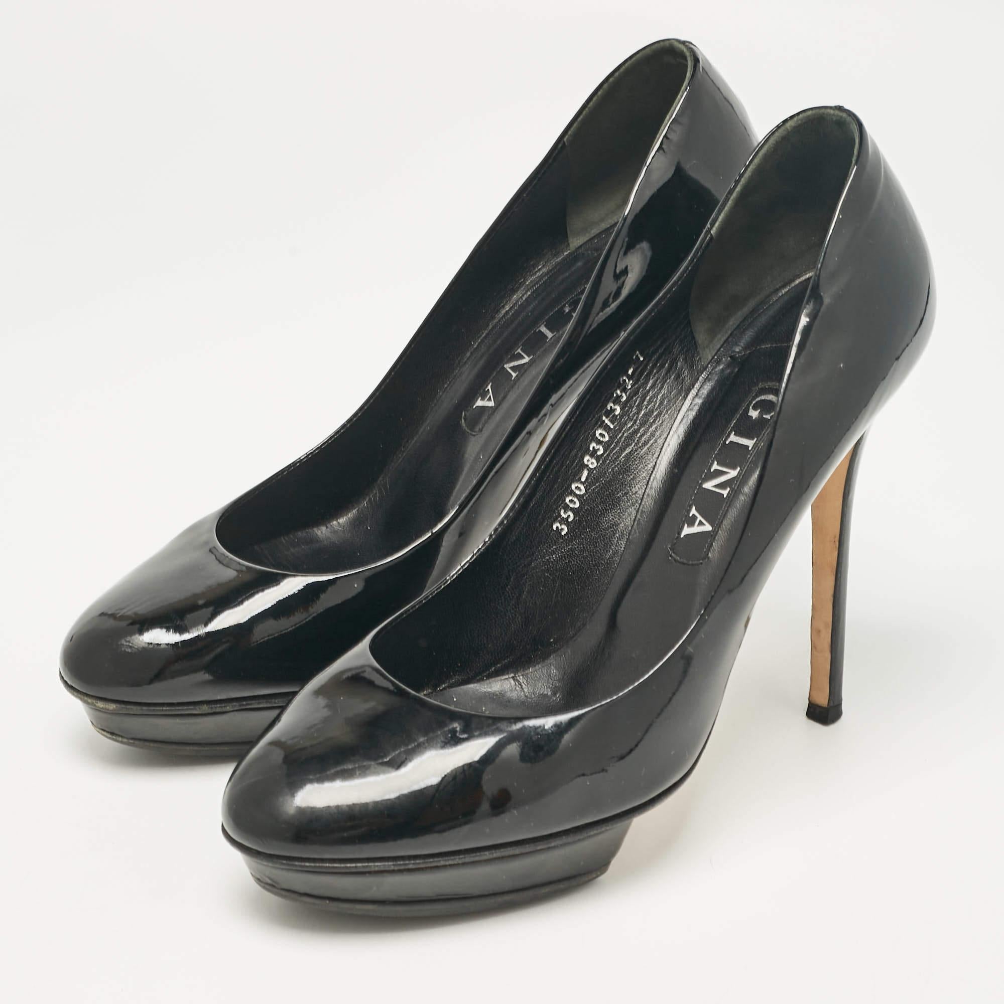 Complement your well put together outfit with these shoes by Gina. Elegant and classy they have an amazing construction for enduring quality and comfortable fit.