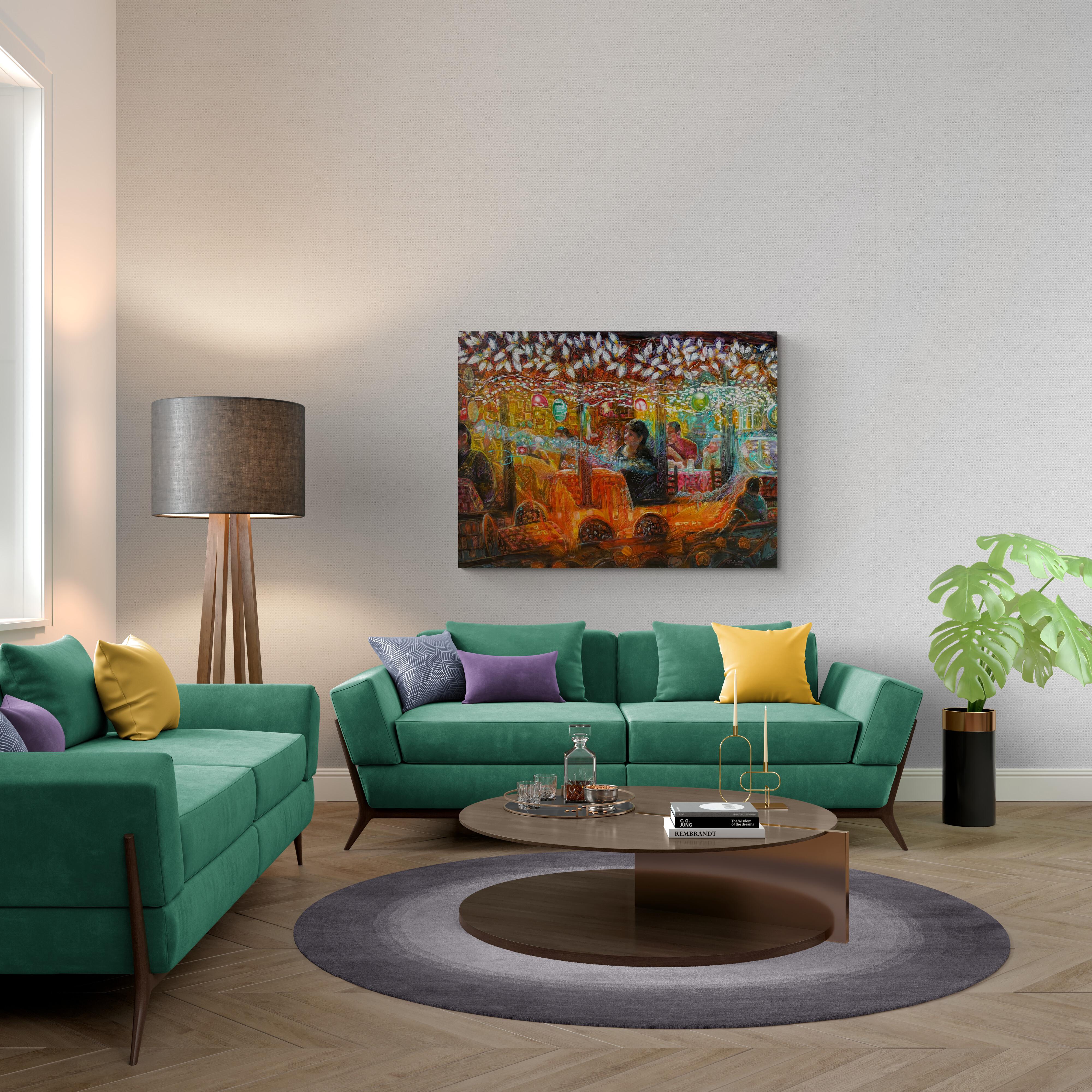 Pasta Jay's, Pintura Original - Painting de Gina Blickenstaff
