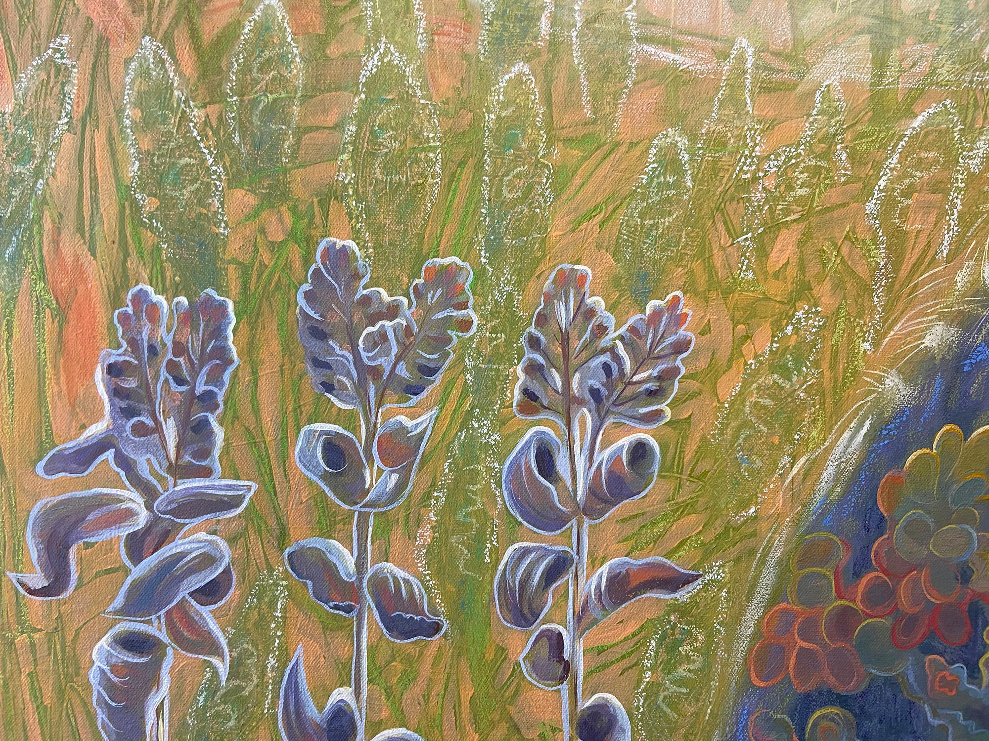 Skunk Canyon Meadow #2 - Contemporary Colorful Colorado Landscape Oil Painting For Sale 2