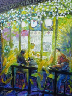Zoe Ma Ma Street Food - Colorado Cityscape Resturant Oil Painting