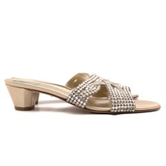 Gina Jewel-embellished Sandals 40