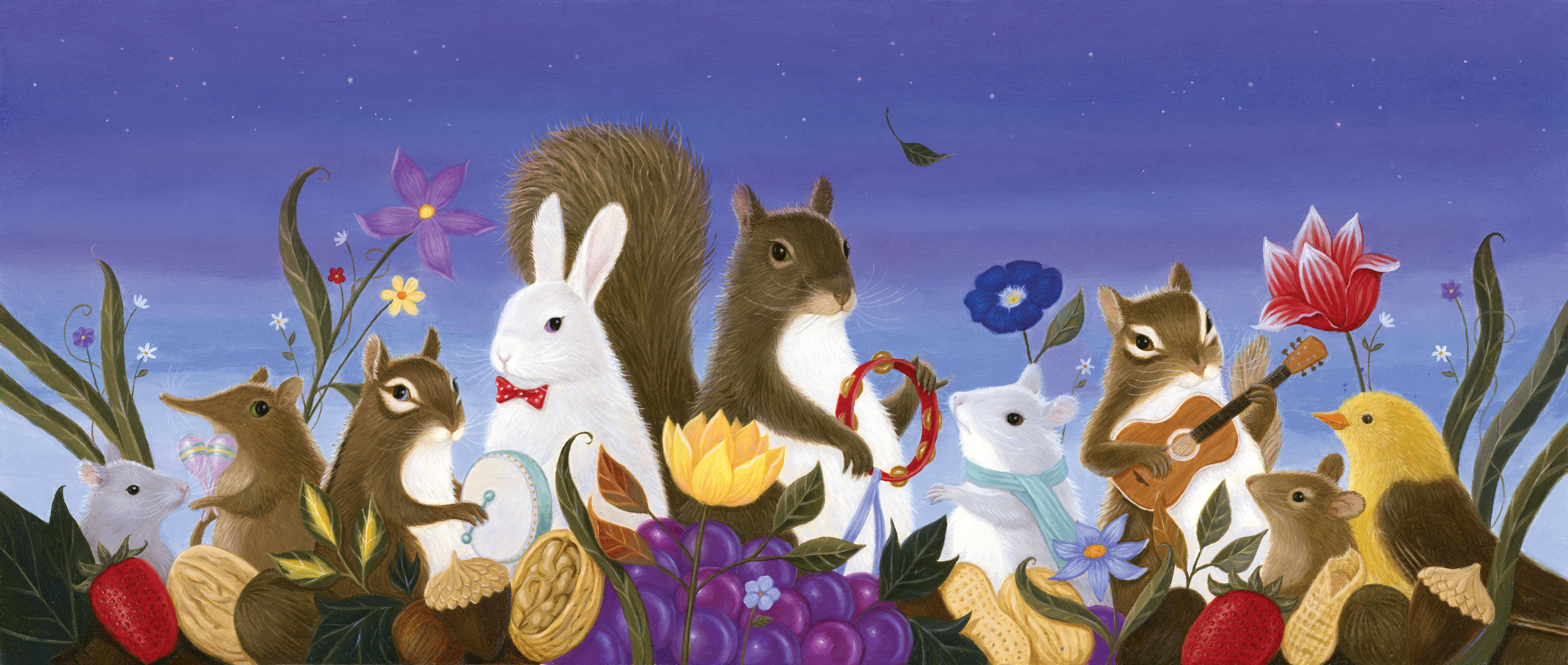 Outdoors Animal Paintings