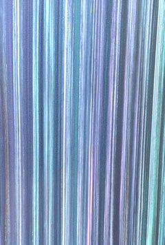 Peinture abstraite contemporaine britannique Gina Medcalf Color Field Kinetic Op Art