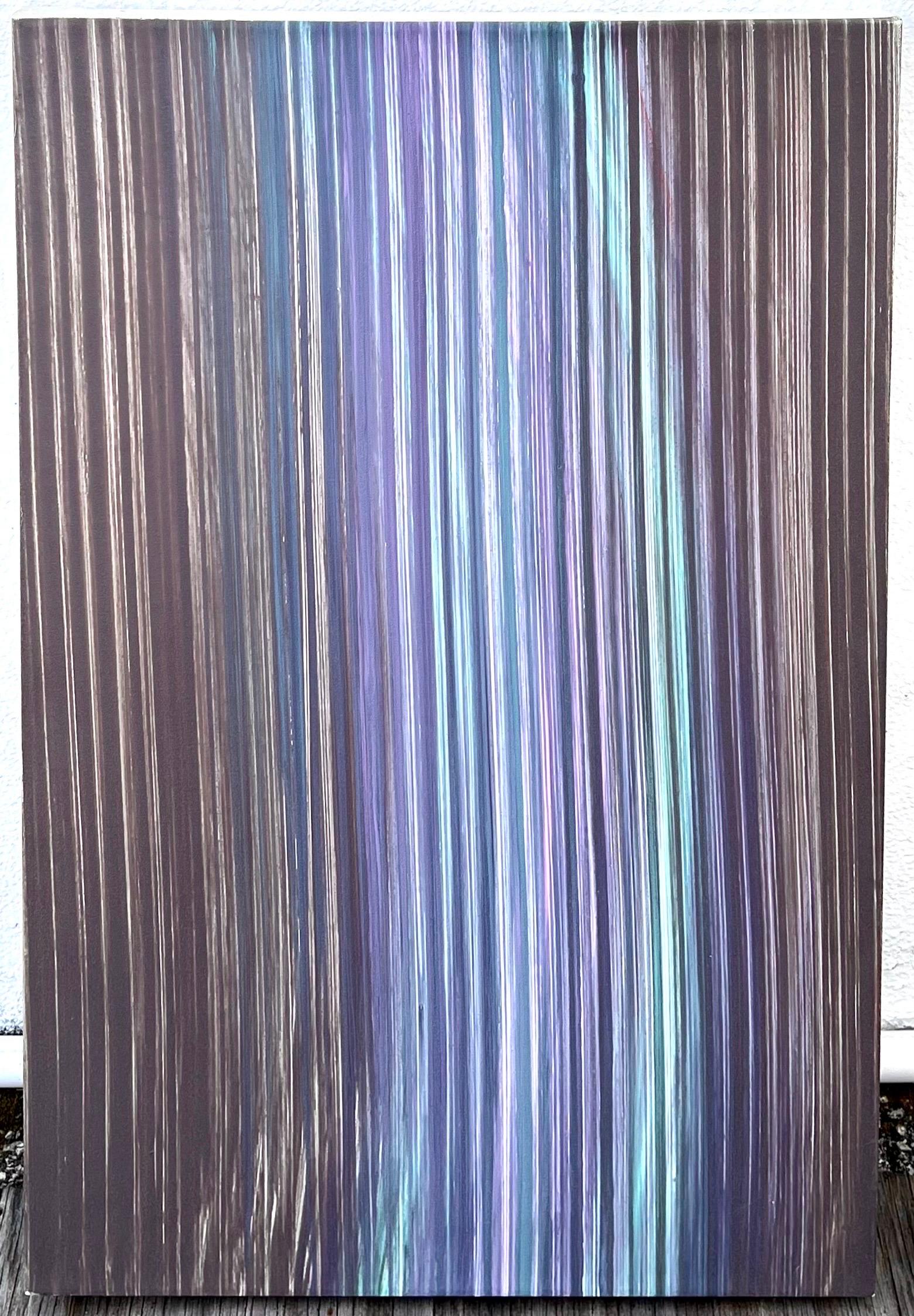 Abstract Contemporary British Painting Gina Medcalf Color Field Kinetic Op Art For Sale 4