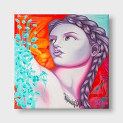 Neoclassical Figurative Painting, "Knowledge is Power"