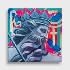 Neoclassical Mythological Portrait of Pluto, "Revelation"