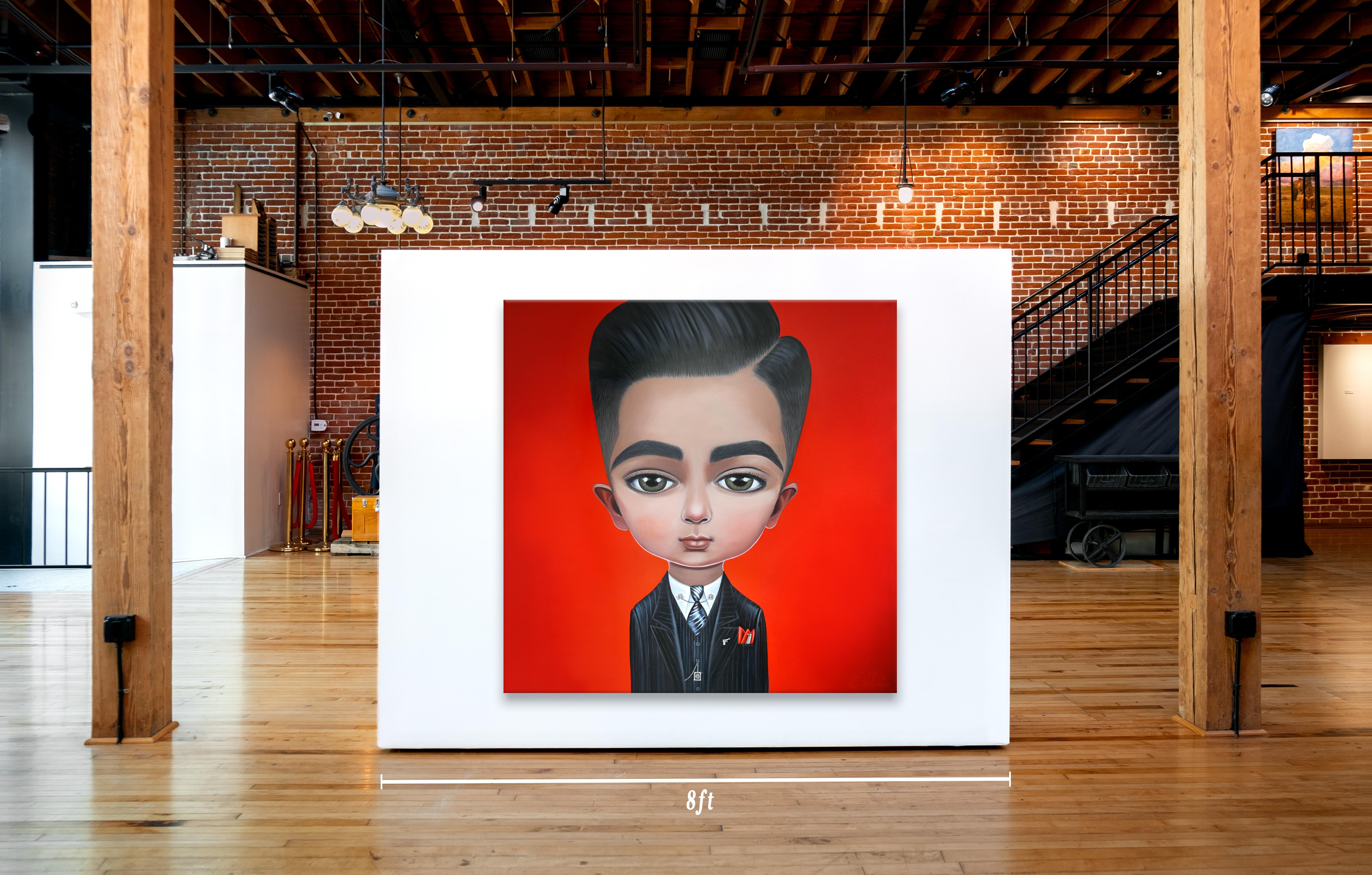 Portrait de l'Al Capone de style Pop Art en vente 1