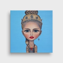 Ritratto di Madonna in stile Pop Art