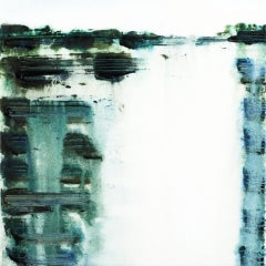 Gina Parr, In the Cold Sea, Original Abstract Landscape Painting, Art Online