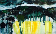 Gina Parr, Vestuario, Pintura original de paisaje abstracto, Arte contemporáneo