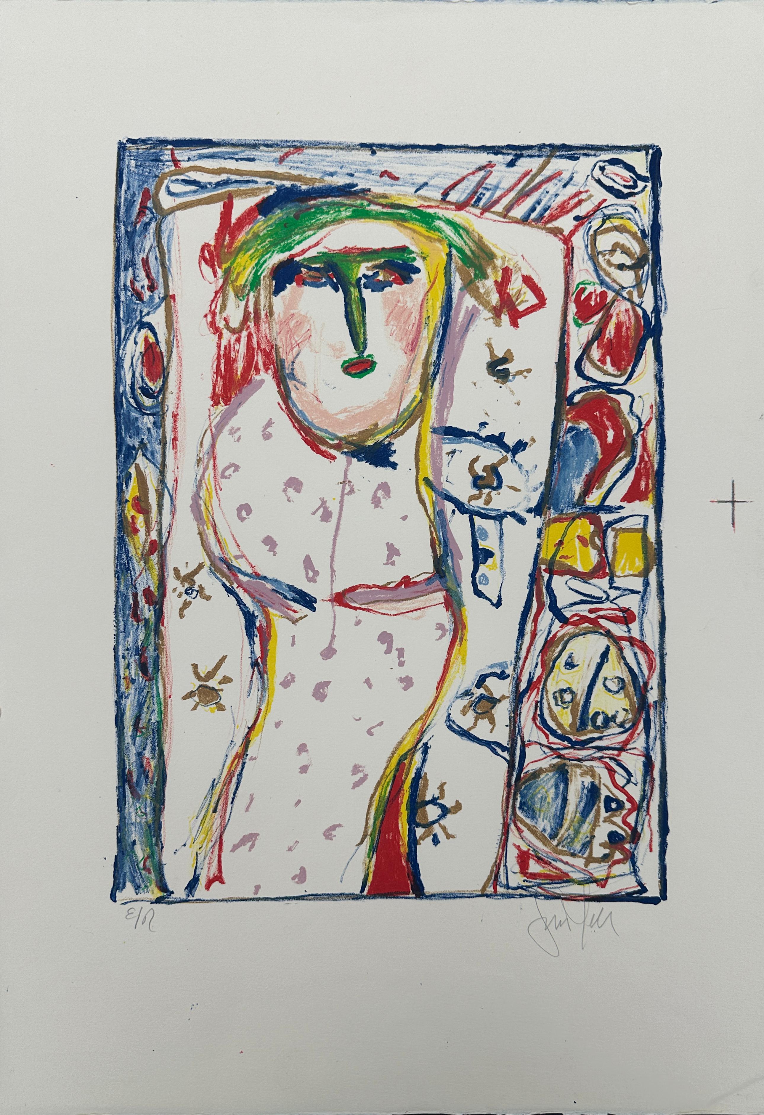 Gina Pellon Lithograph, Untitled