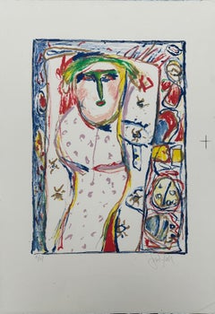 Gina Pellon Lithograph, Untitled