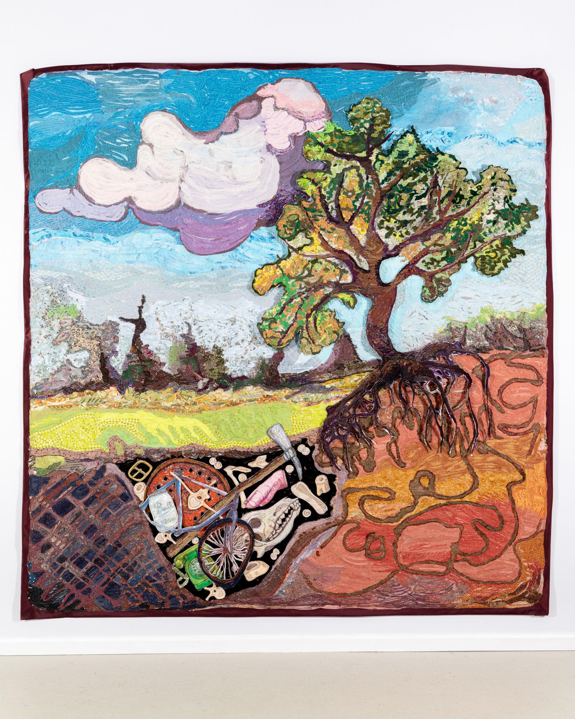 Borrow Pit - Contemporary Mixed Media Art by Gina Phillips