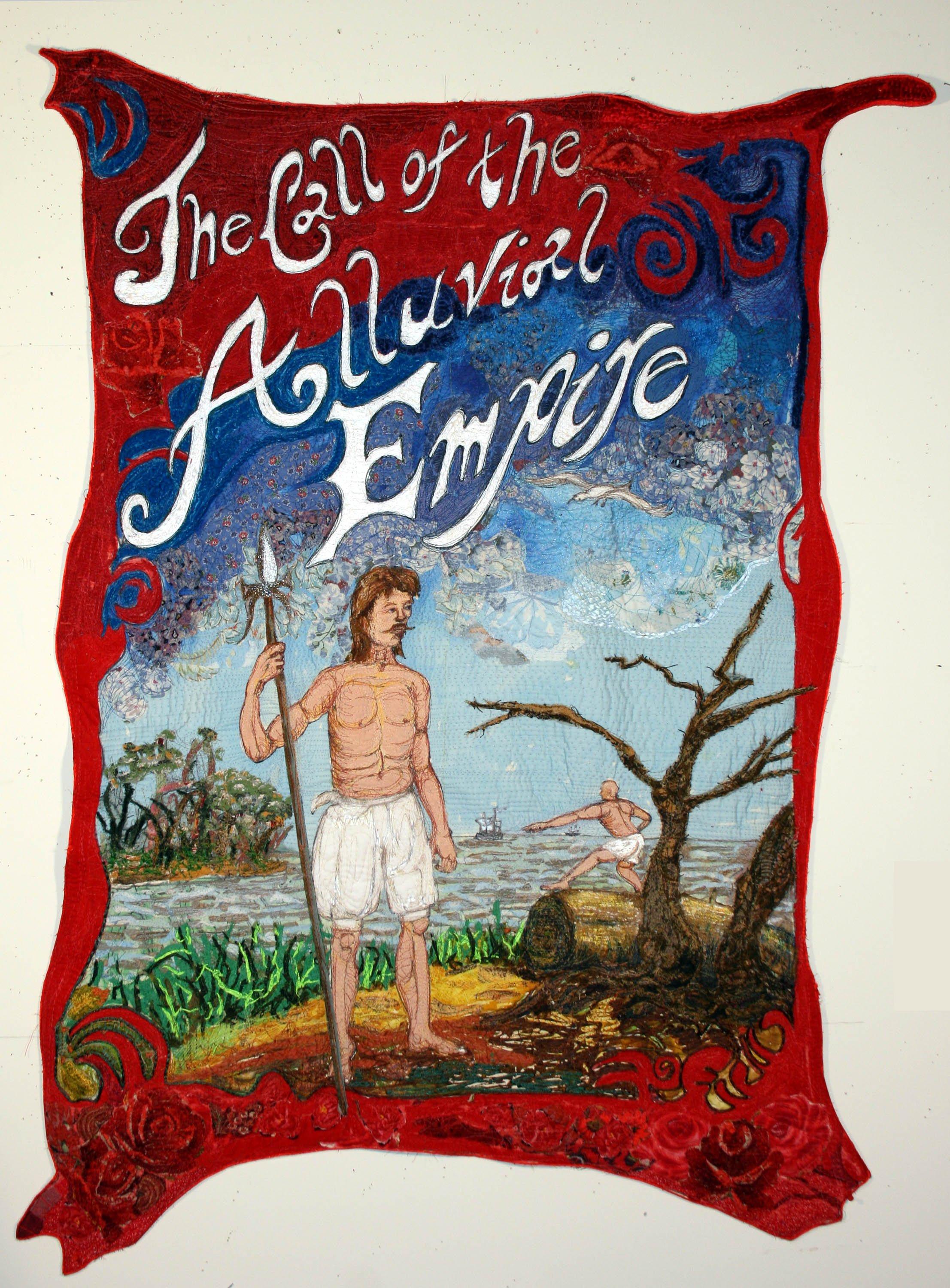 Il richiamo dell'Impero Alluvionale - Mixed Media Art di Gina Phillips