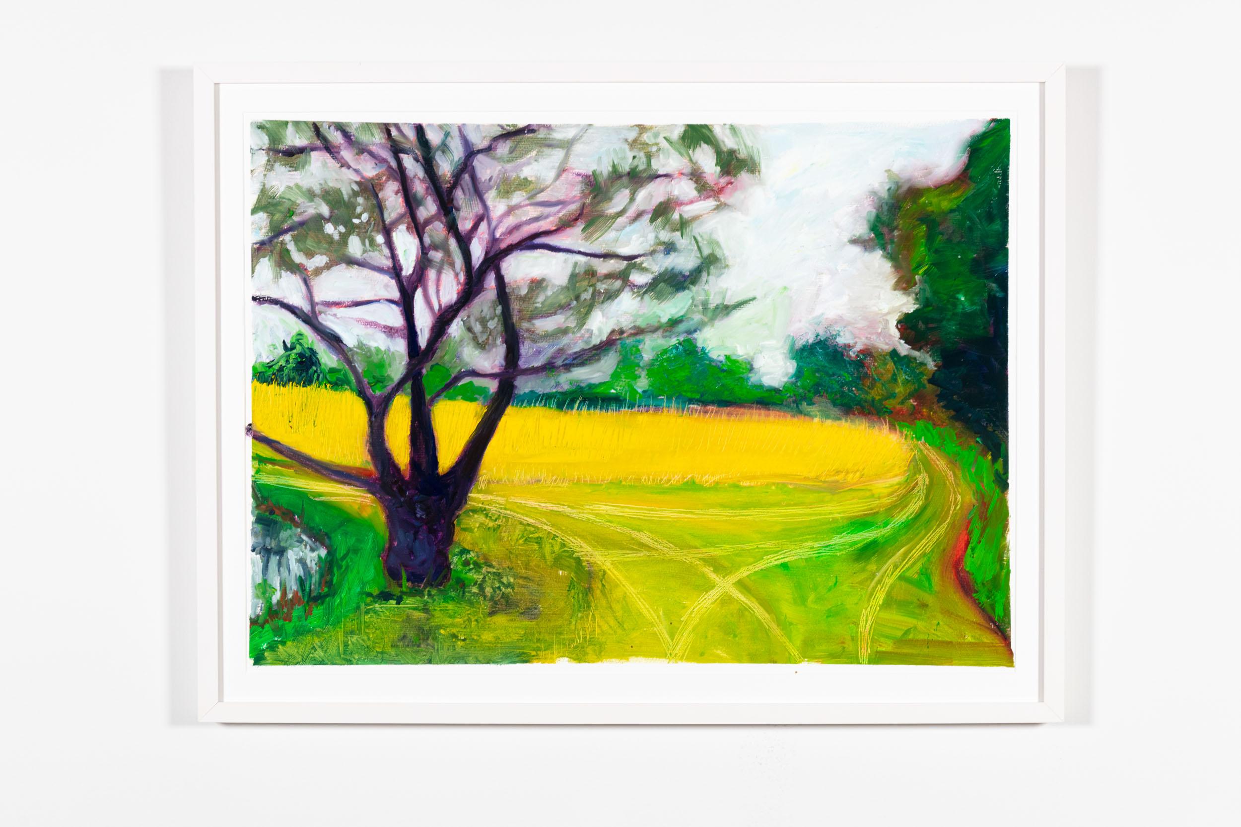 Pino contorto - Painting di Gina Phillips