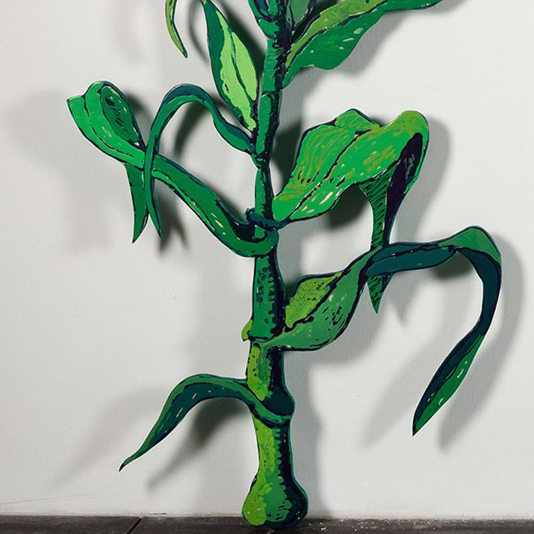 Cornstalk (June) - Contemporary Sculpture by Gina Phillips