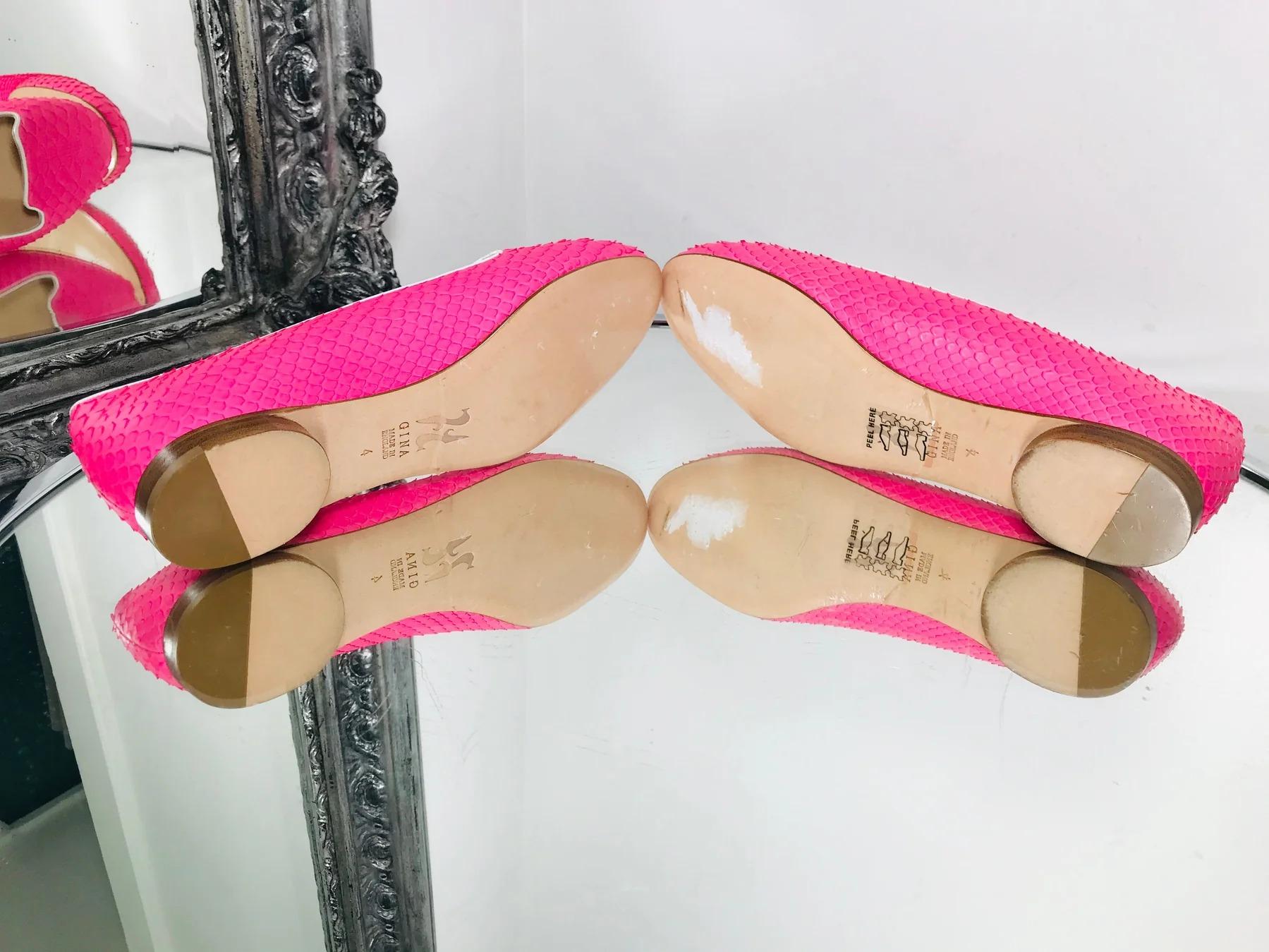 Gina - Chaussures en peau de python Pour femmes en vente
