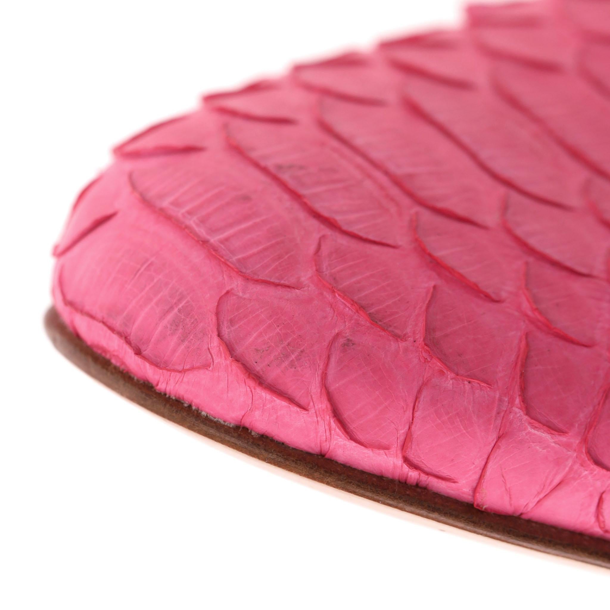 Mocassins en peau de python Gina en vente 2