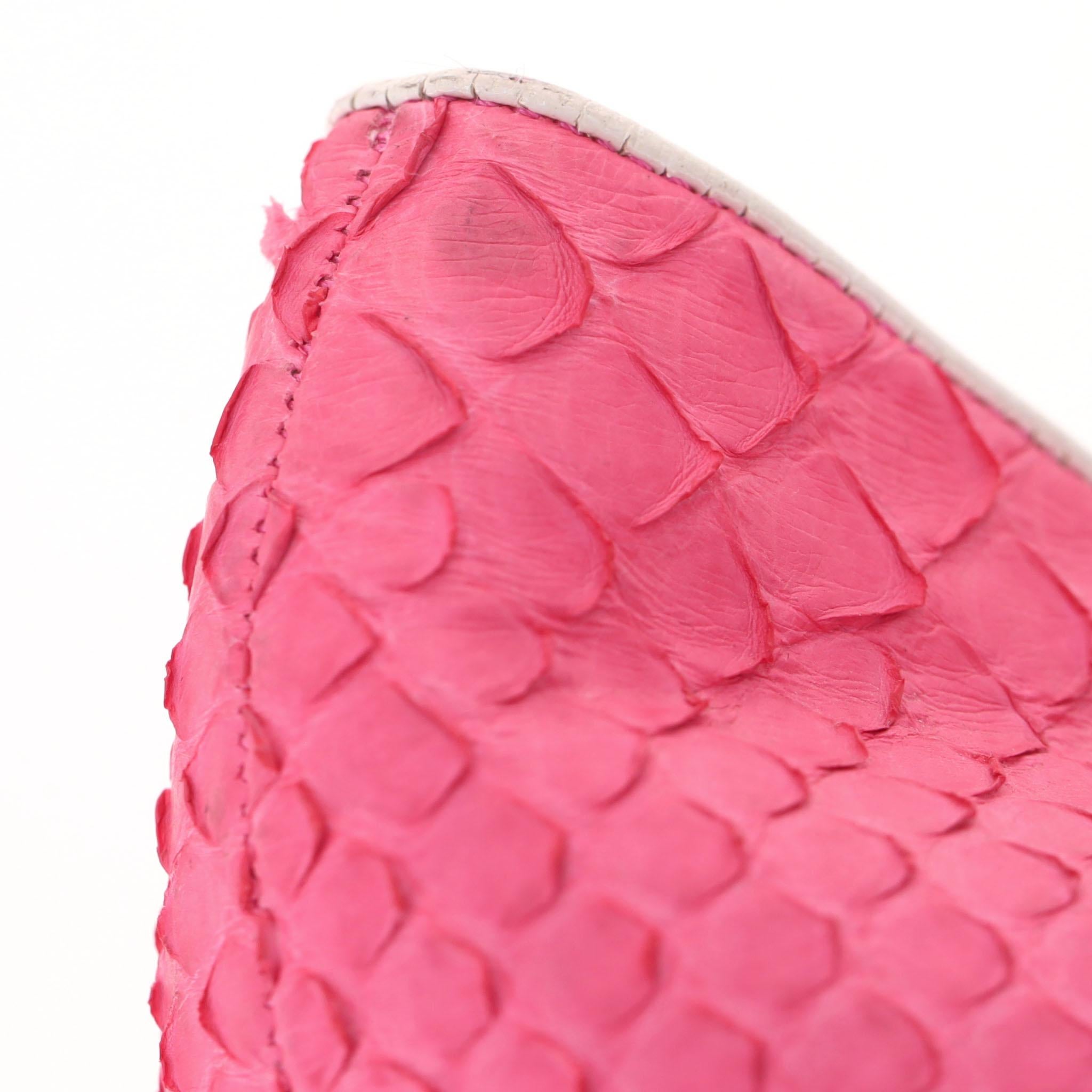 Mocassins en peau de python Gina en vente 3