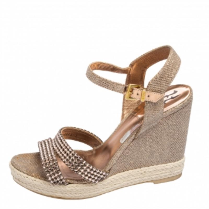 Gina Rose Espadrille Sandales compensées à plateforme, taille 40 Pour femmes en vente