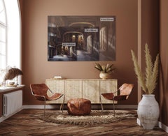 Isolamento par Gina Soden - Intérieur d'une villa abandonnée, Italie, exploration urbex