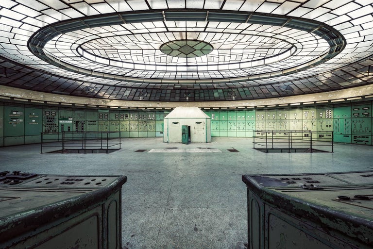 Gina Soden Landscape Photograph - Ovalis (Interior of power station)
