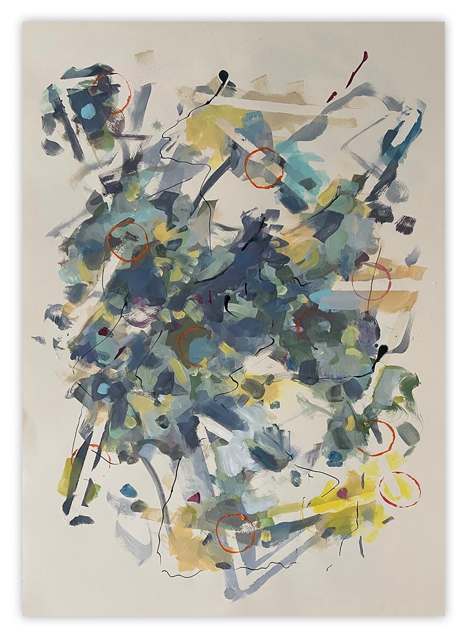 Abstract Painting di Gina Werfel - Equilibrio (Pittura astratta)