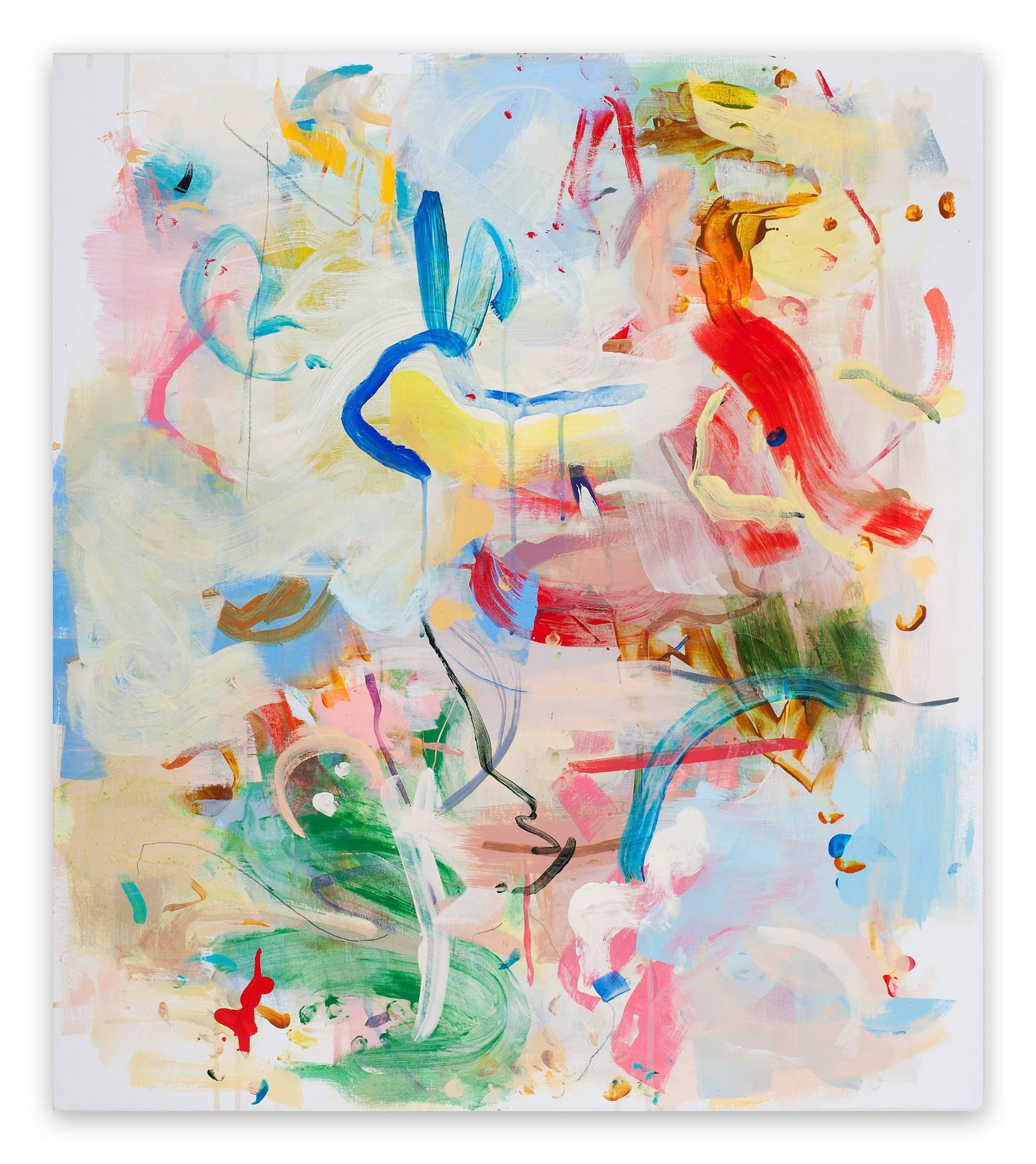 Abstract Painting di Gina Werfel - Geroglifico (dipinto dell'Espressionismo astratto)