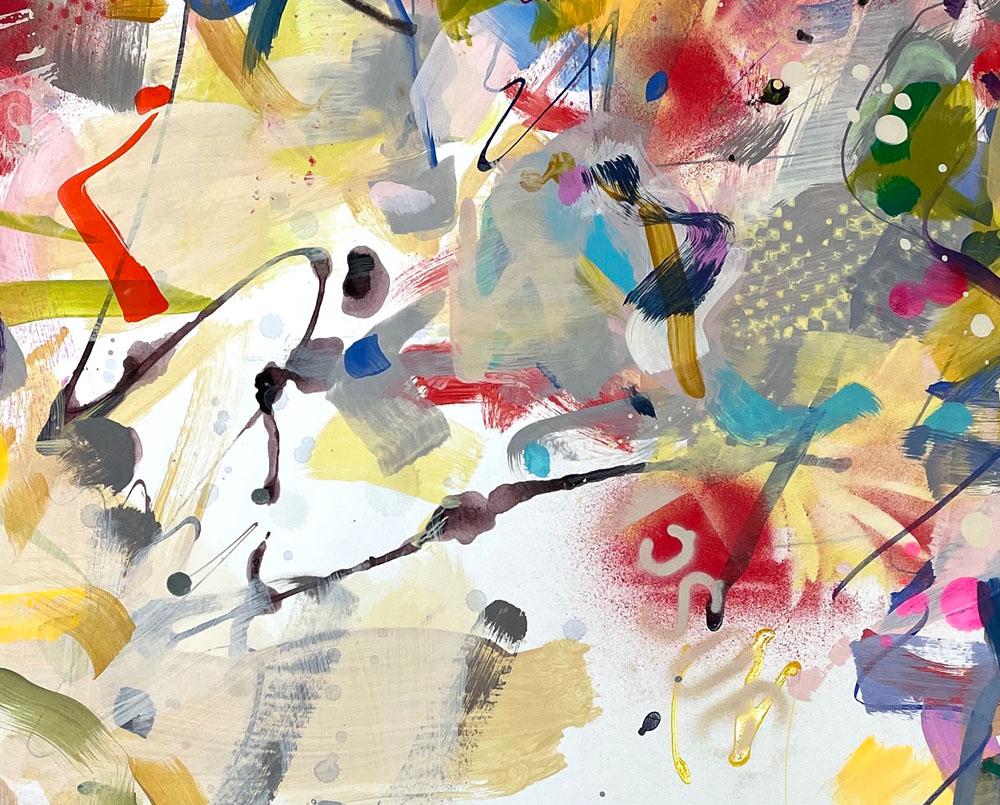 Perch (Gemälde des abstrakten Expressionismus) (Abstrakter Expressionismus), Art, von Gina Werfel
