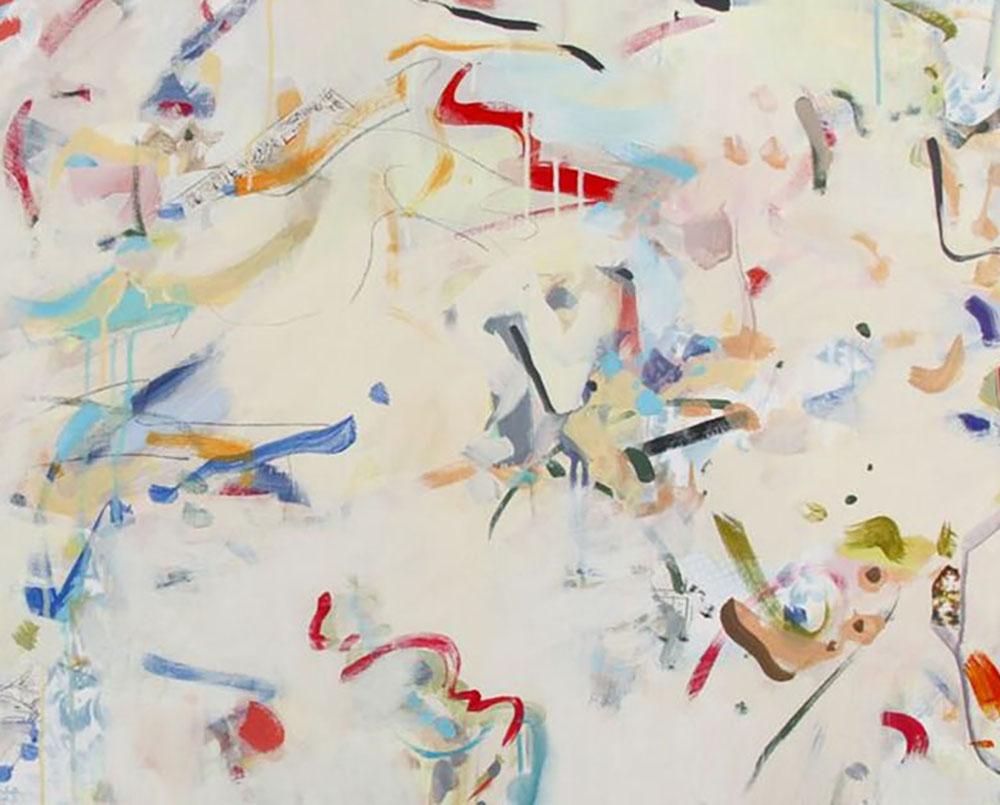 Percorso al tramonto (dipinto dell'Espressionismo astratto) - Painting Astratto di Gina Werfel
