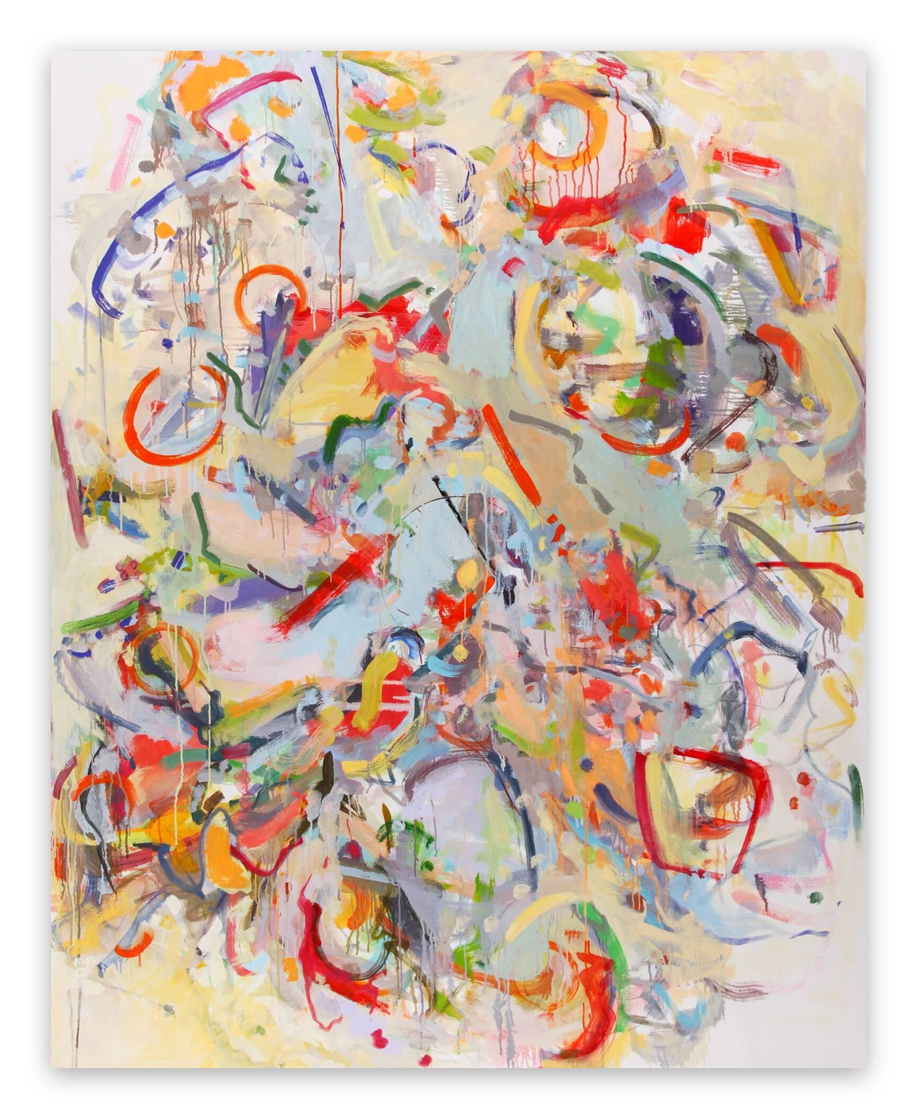 Abstract Painting di Gina Werfel - Tumble (dipinto dell'Espressionismo astratto)