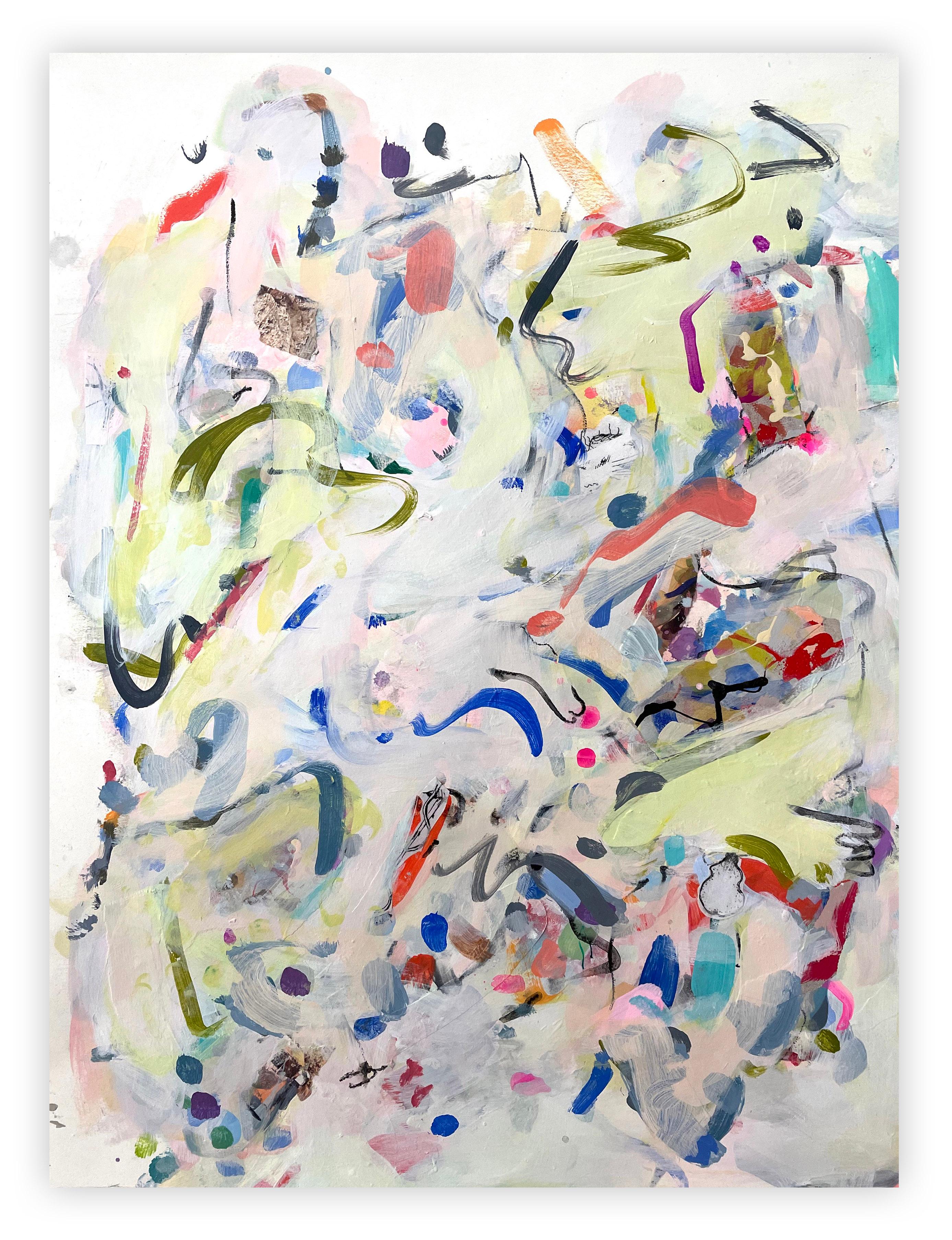 Wave (peinture abstraite) - Painting de Gina Werfel