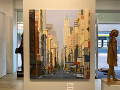 Broadway- 21 st Century Contemporary Painting of the city New York (USA)