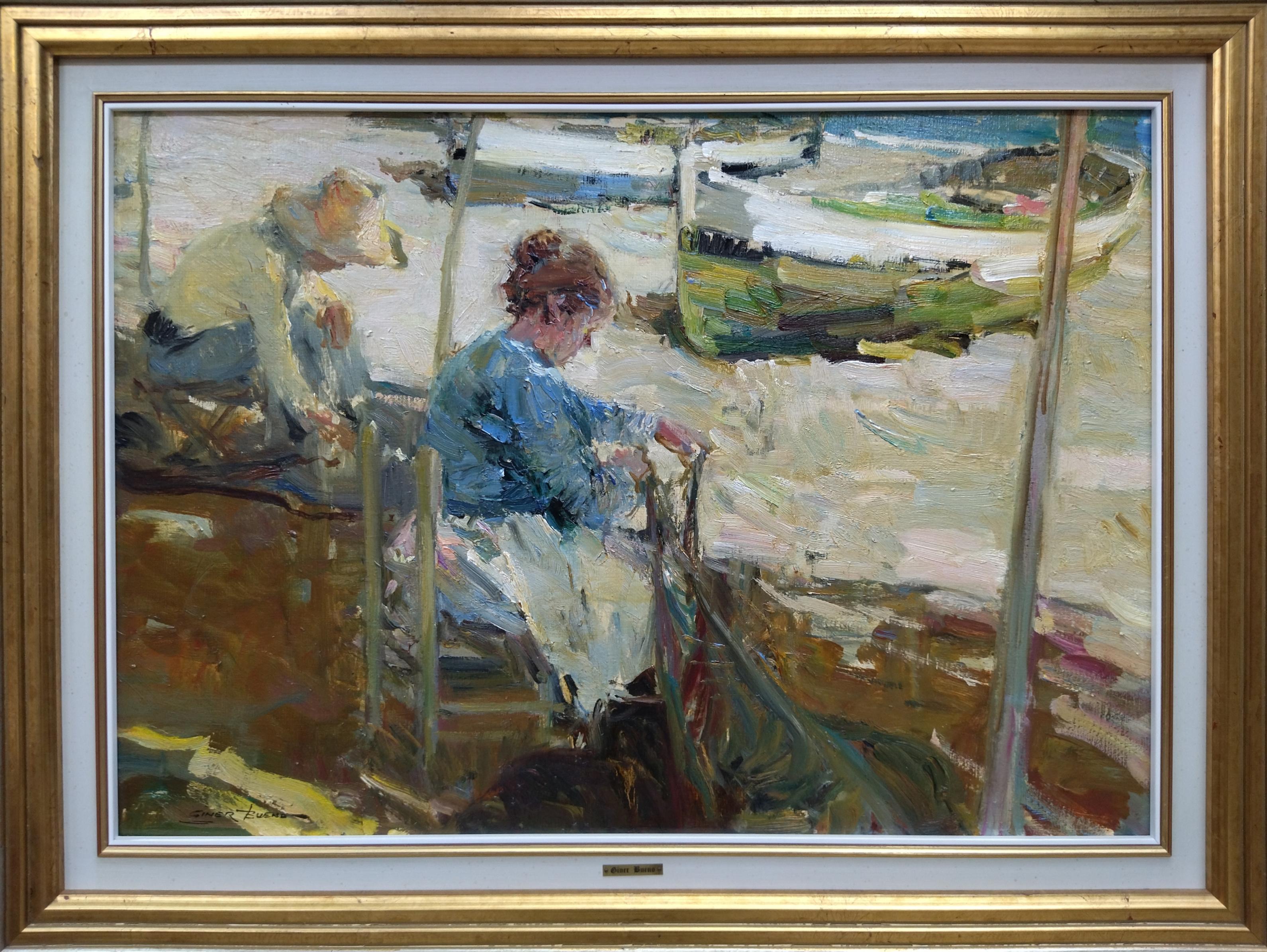 Giner Bueno  Repartir les données  peinture originale en vente 2