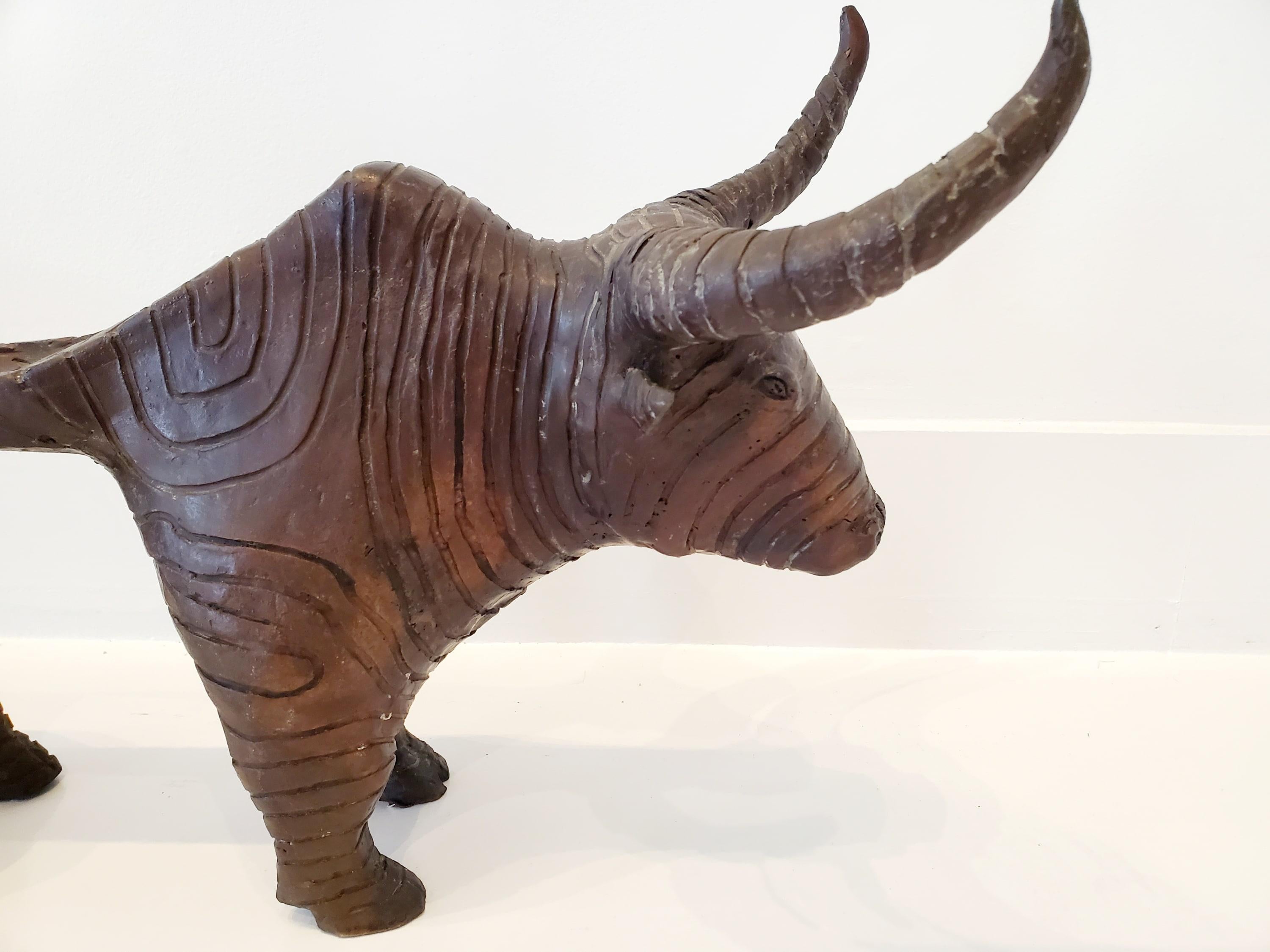 Gines Serran-Pagan Figurative Sculpture - Toro
