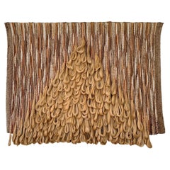 Ginette And Daniel Taggart Mid-century Wall Tapestry, circa 1970, France.