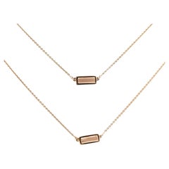 Ginette NY Chain Necklace  Rose Gold