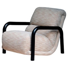 Ginga Armchair XL in Black Oak, Handcrafted in Portugal by Duistt