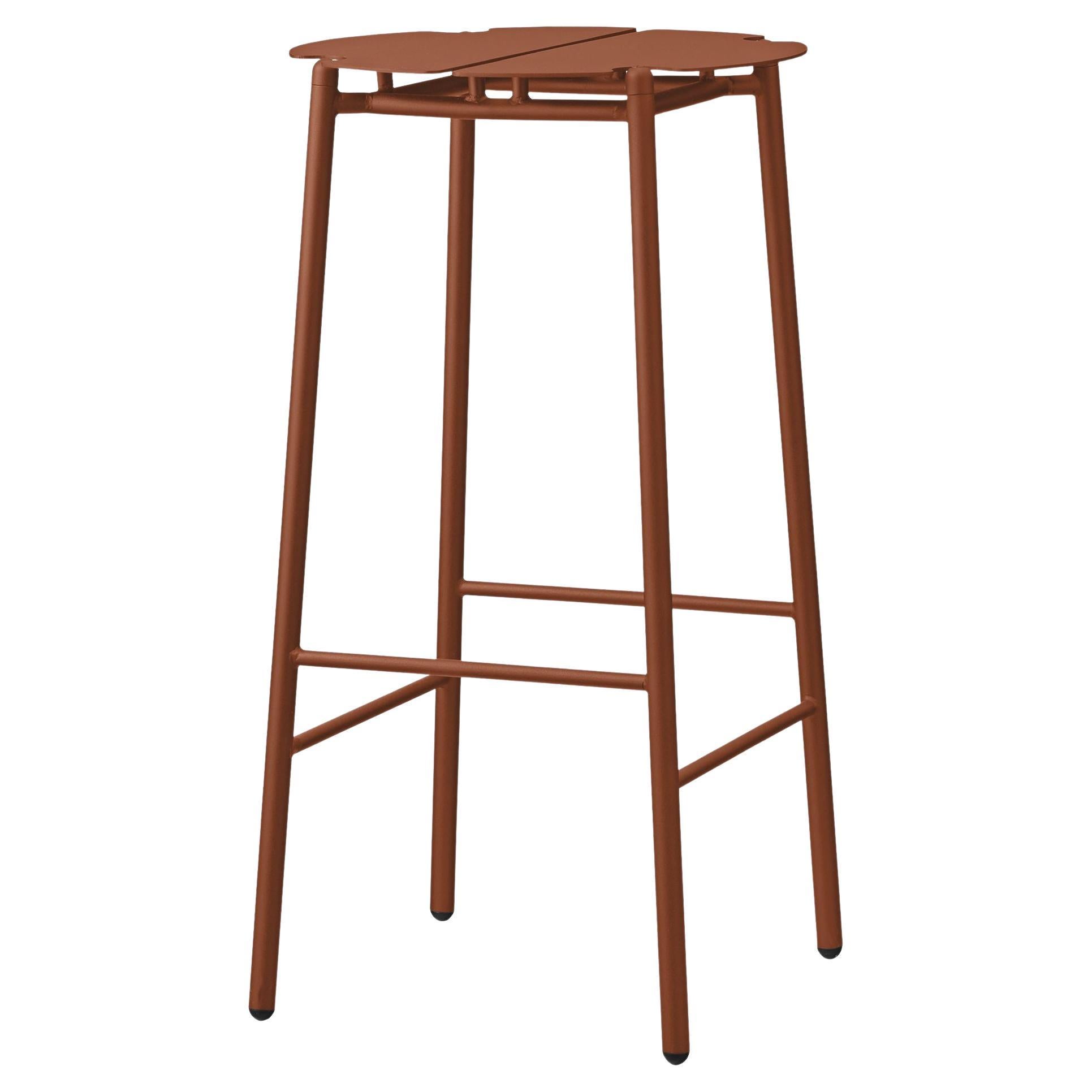 Tabouret de bar minimaliste à pain de gingembre en vente