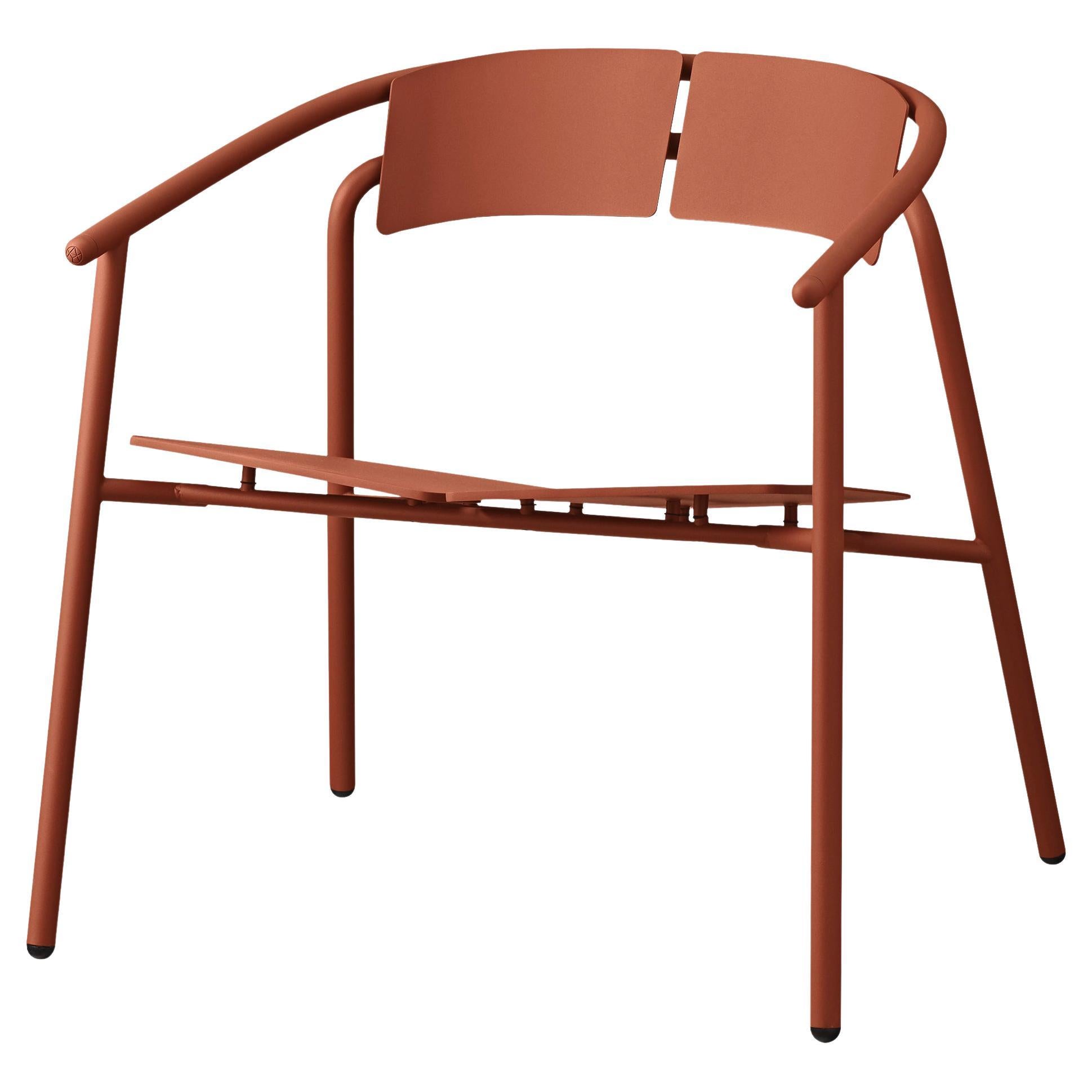 Ginger Bread Minimalist Lounge Chair For Sale at 1stDibs