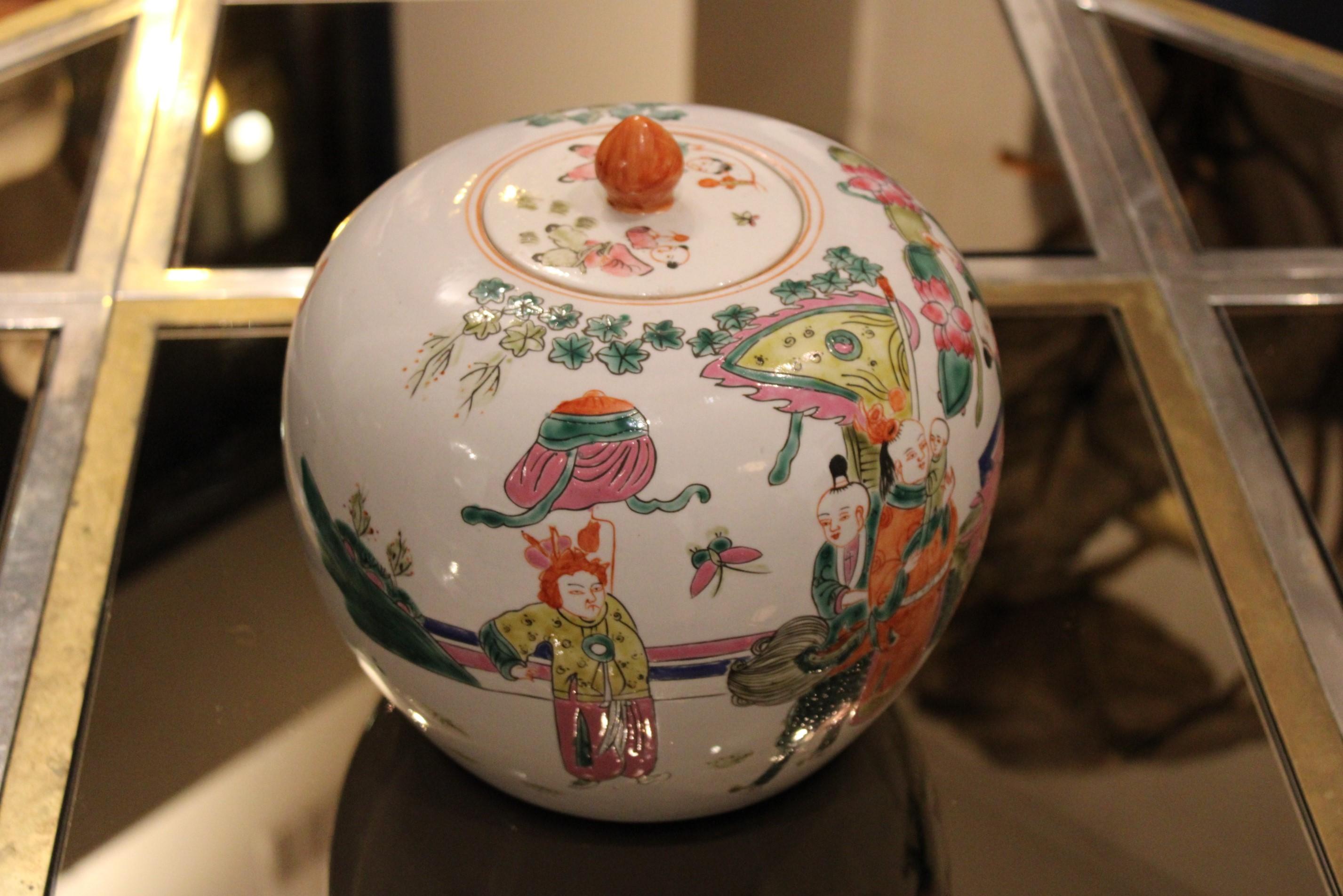 Ginger Jar, China 20th Century In Good Condition For Sale In Paris, FR