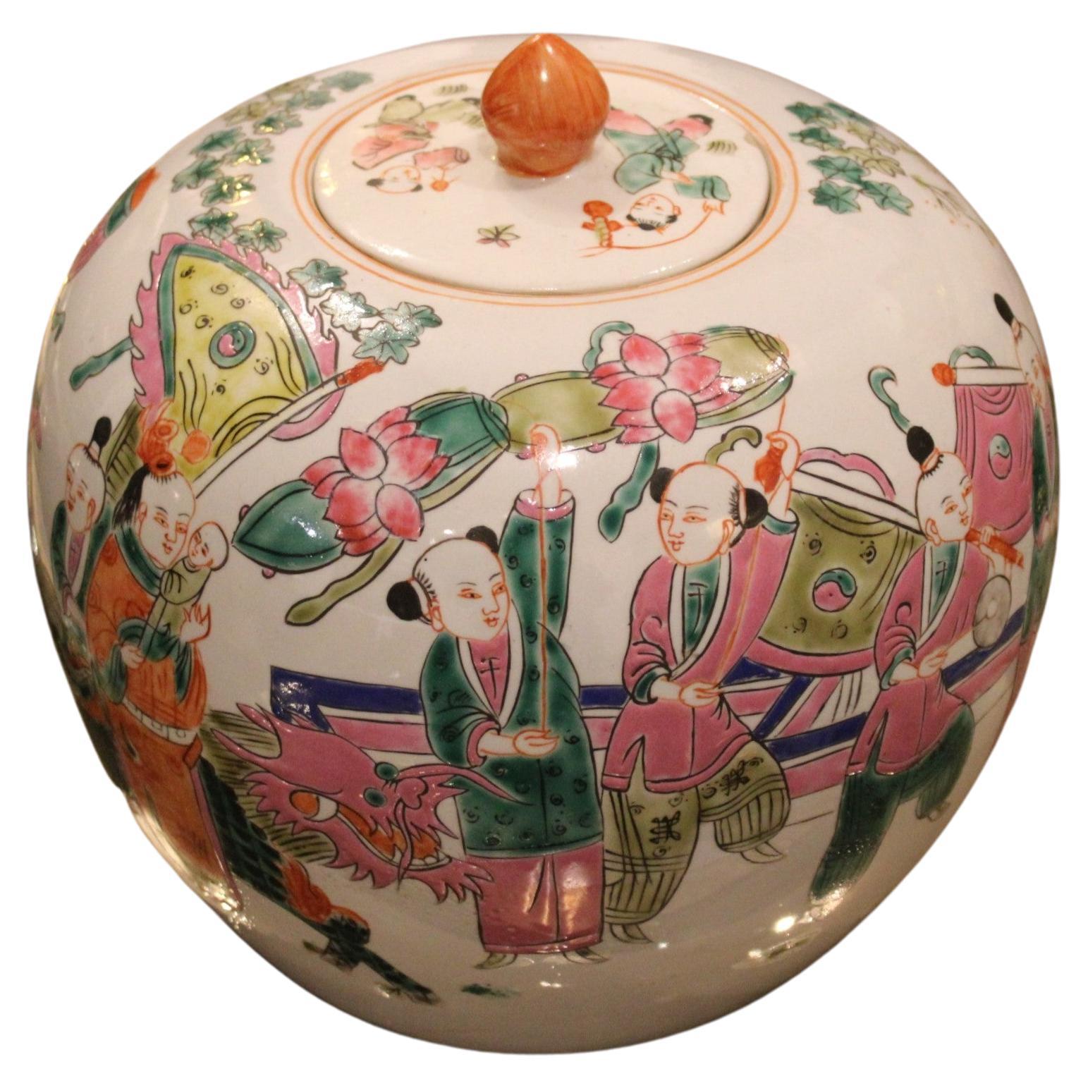 Ginger Jar, China 20th Century For Sale
