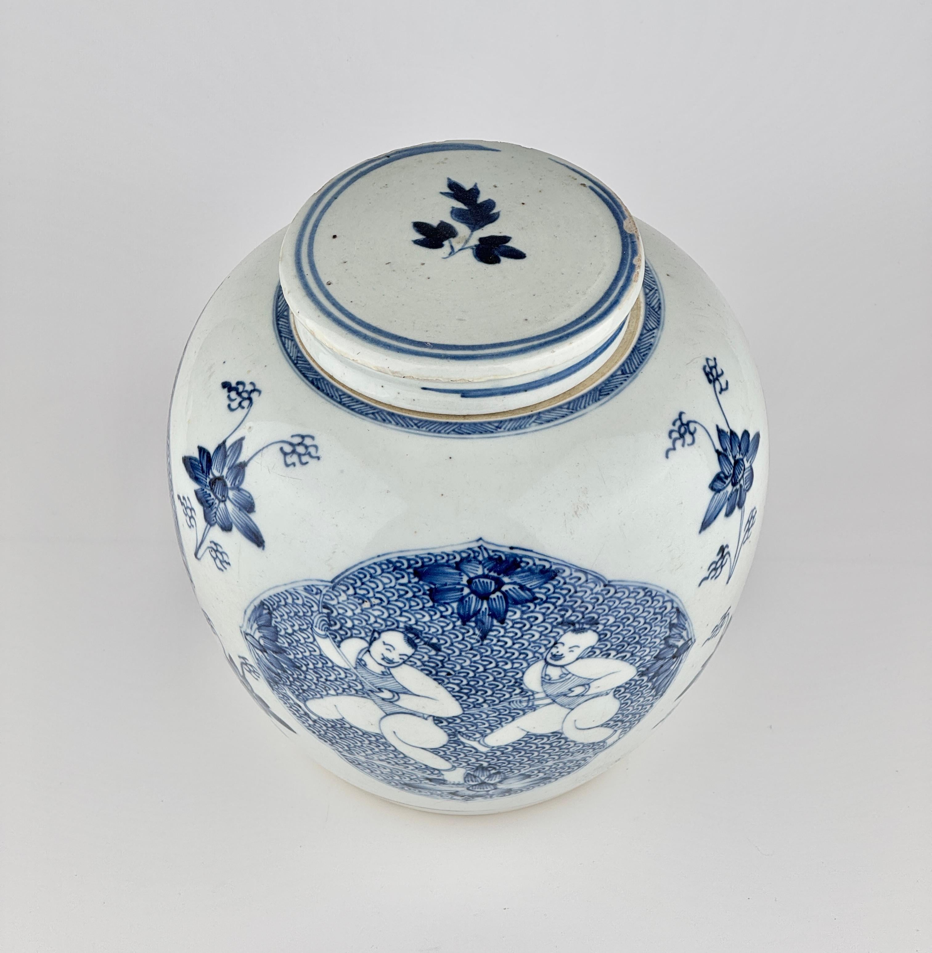 Jarre à gingembre à motif 