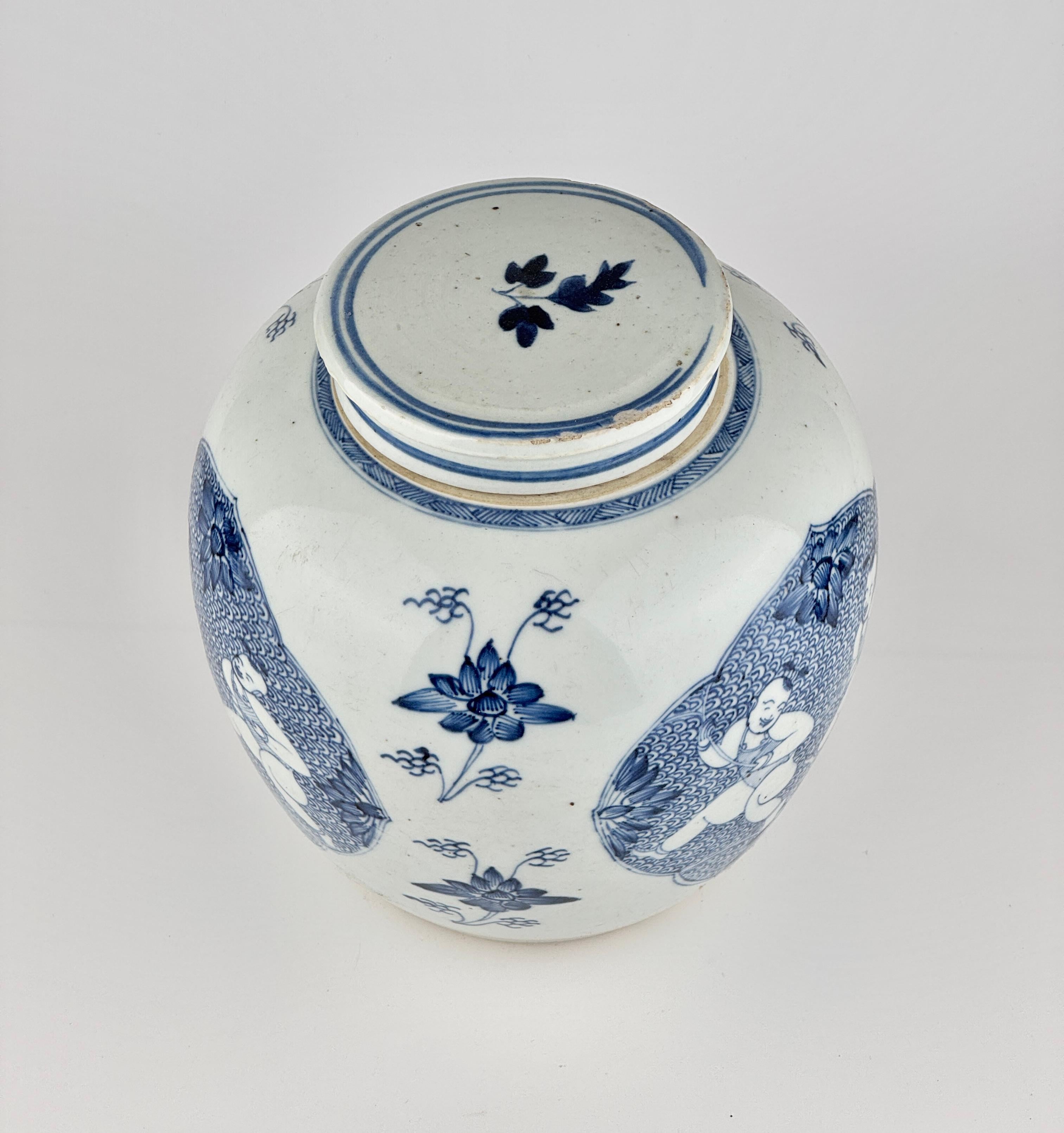 Jarre à gingembre à motif 