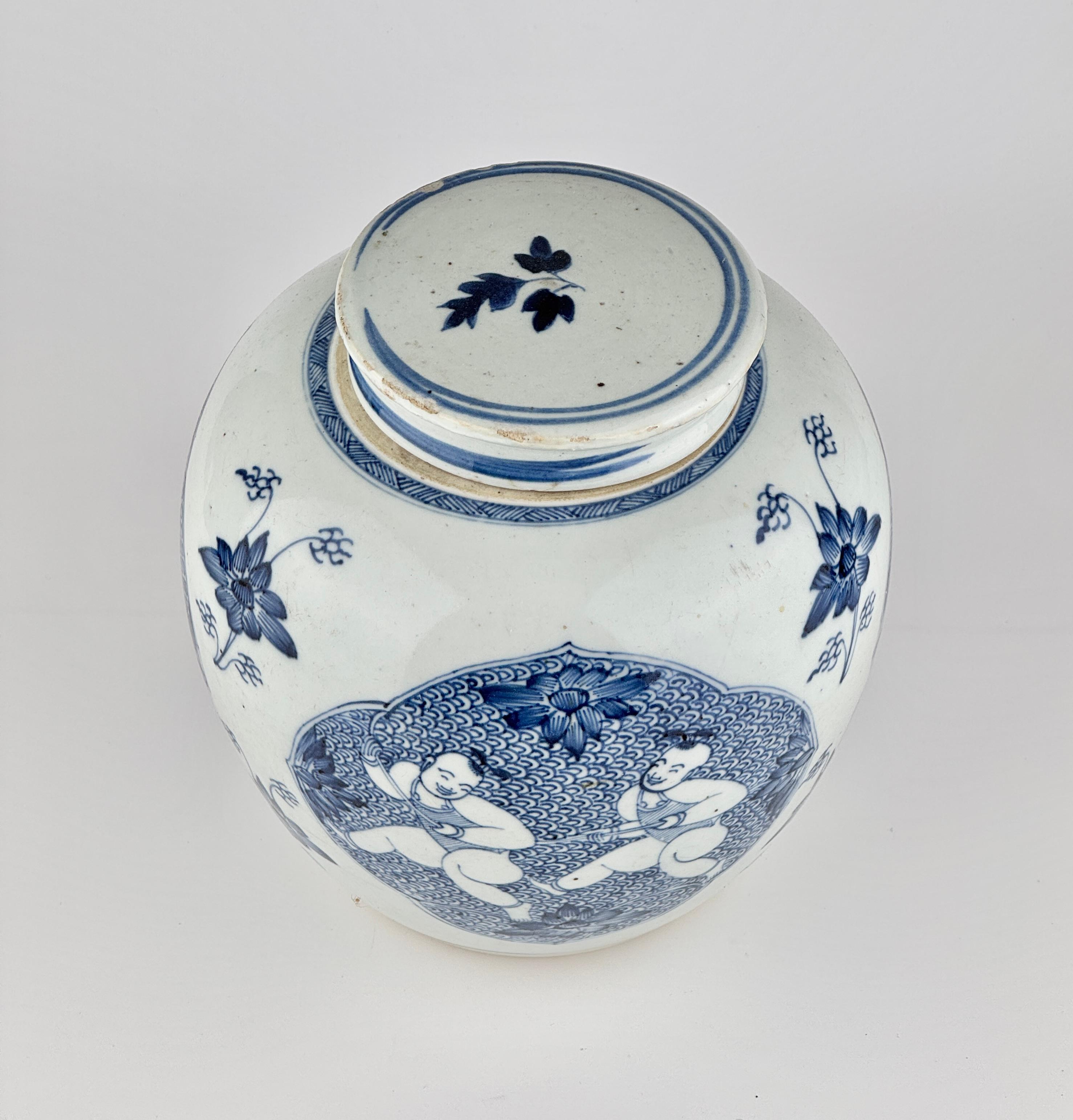 Jarre à gingembre à motif 