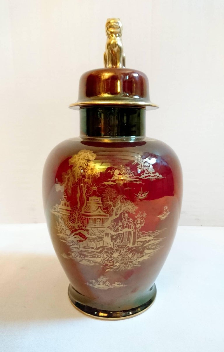 Ginger Jars by Crown Devon Fieldings, England For Sale at 1stDibs